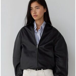 Women's Black Leather Jacket